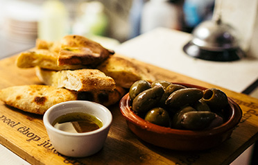 Bread and olives